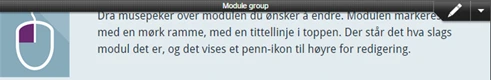 modul redigering